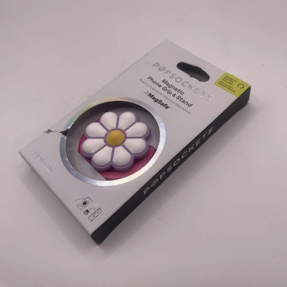 N3-O PopSockets Phone Grip with Expanding Kickstand Magnetic Doodle Daisy Boca